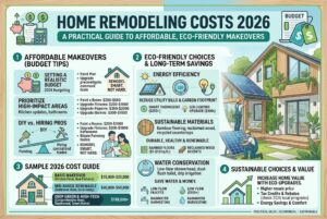 Home Remodeling Costs 2026: A Practical Guide to Affordable, Eco-Friendly Makeovers