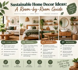 Sustainable Home Decor Ideas: A Room-by-Room Guide